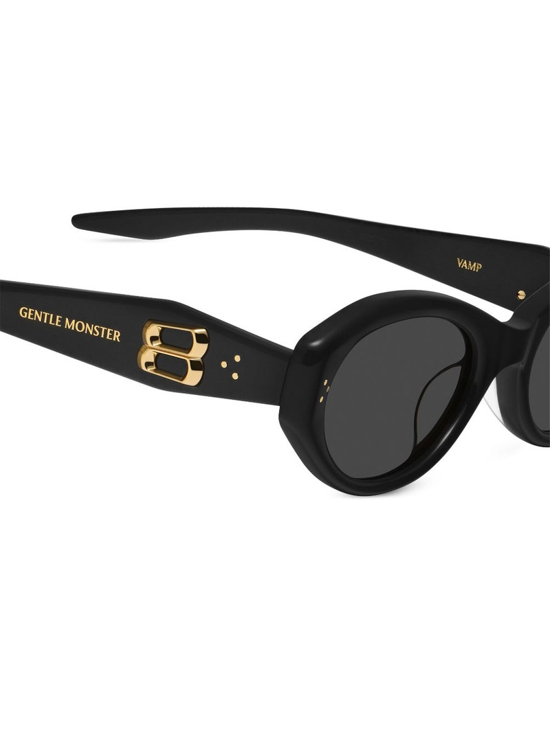 Vamp oval-frame sunglasses 4