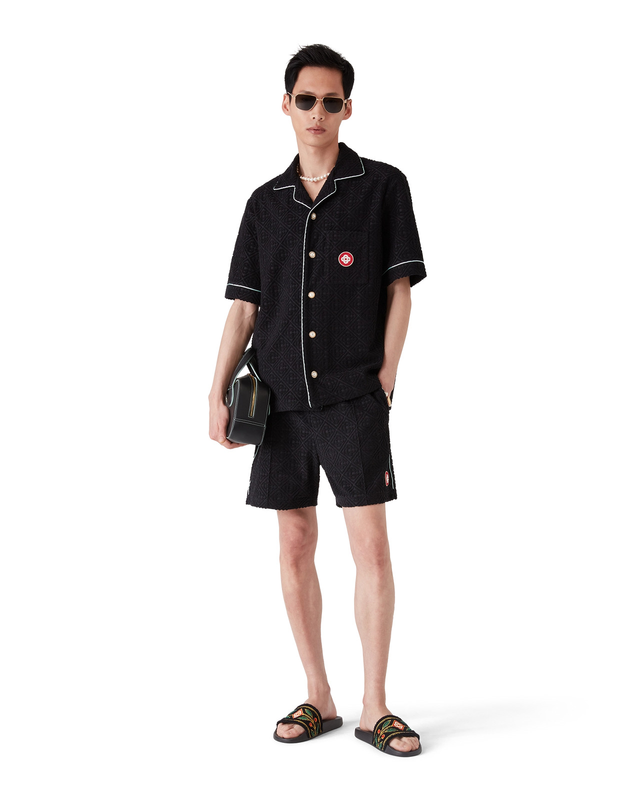 Monogram Towelling Shorts | Casablanca Paris - 2