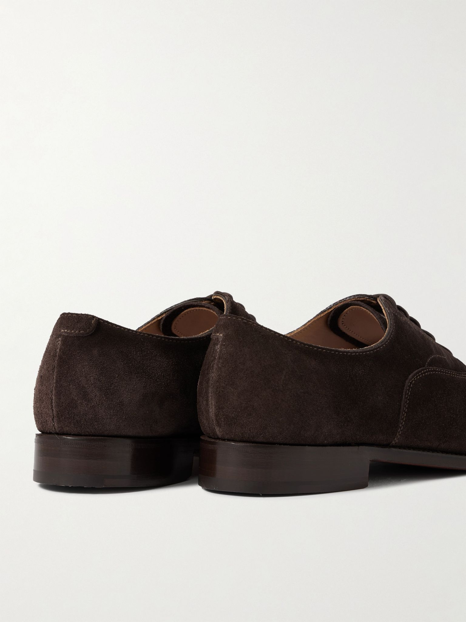 Cambridge Suede Oxford Shoes Dark brown - 5