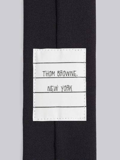 Thom Browne Navy Plain Weave 4-Bar Tie outlook