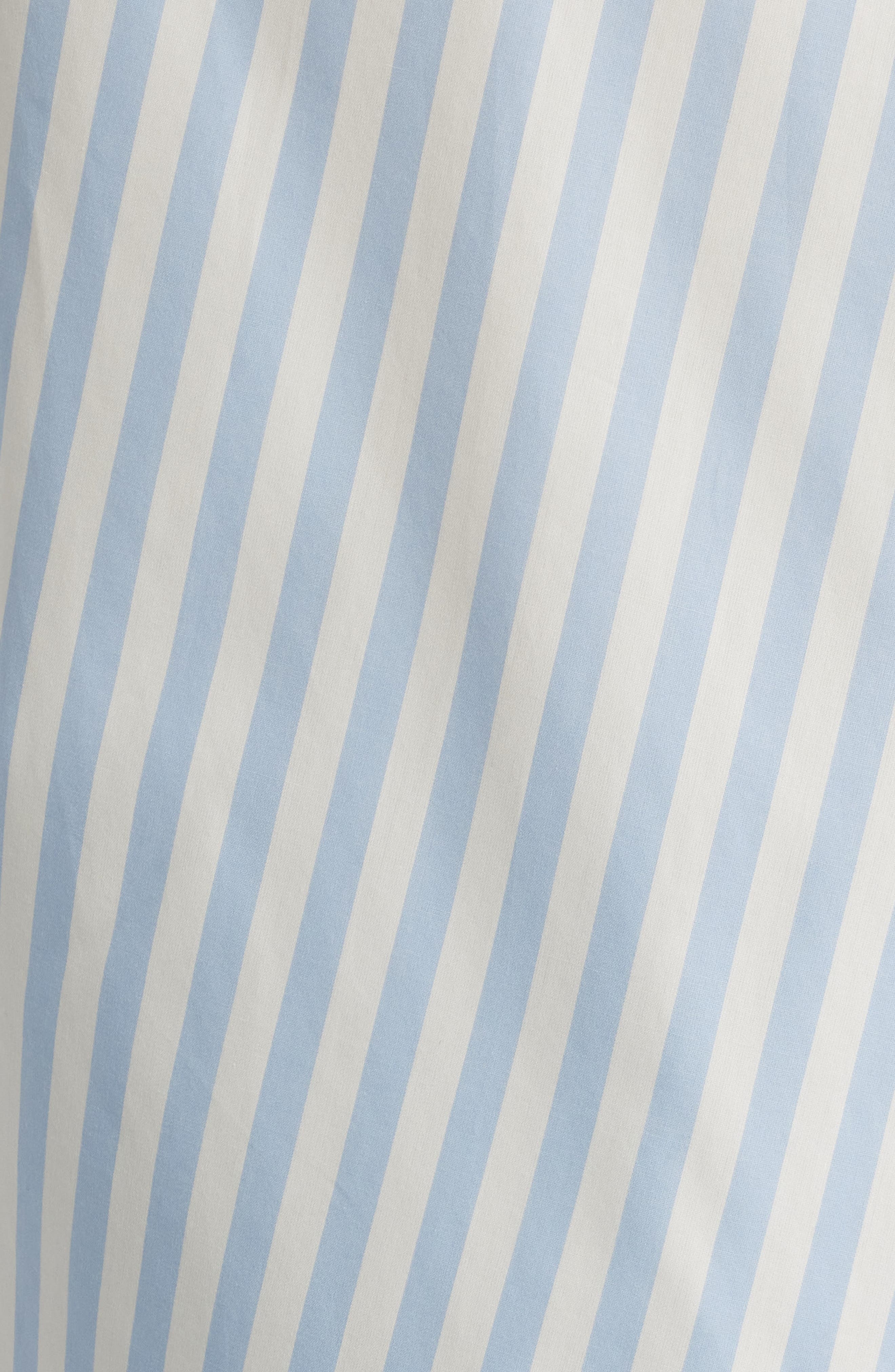 rag & bone Martha Poplin Shirt in Blue Stripe at Nordstrom - 6