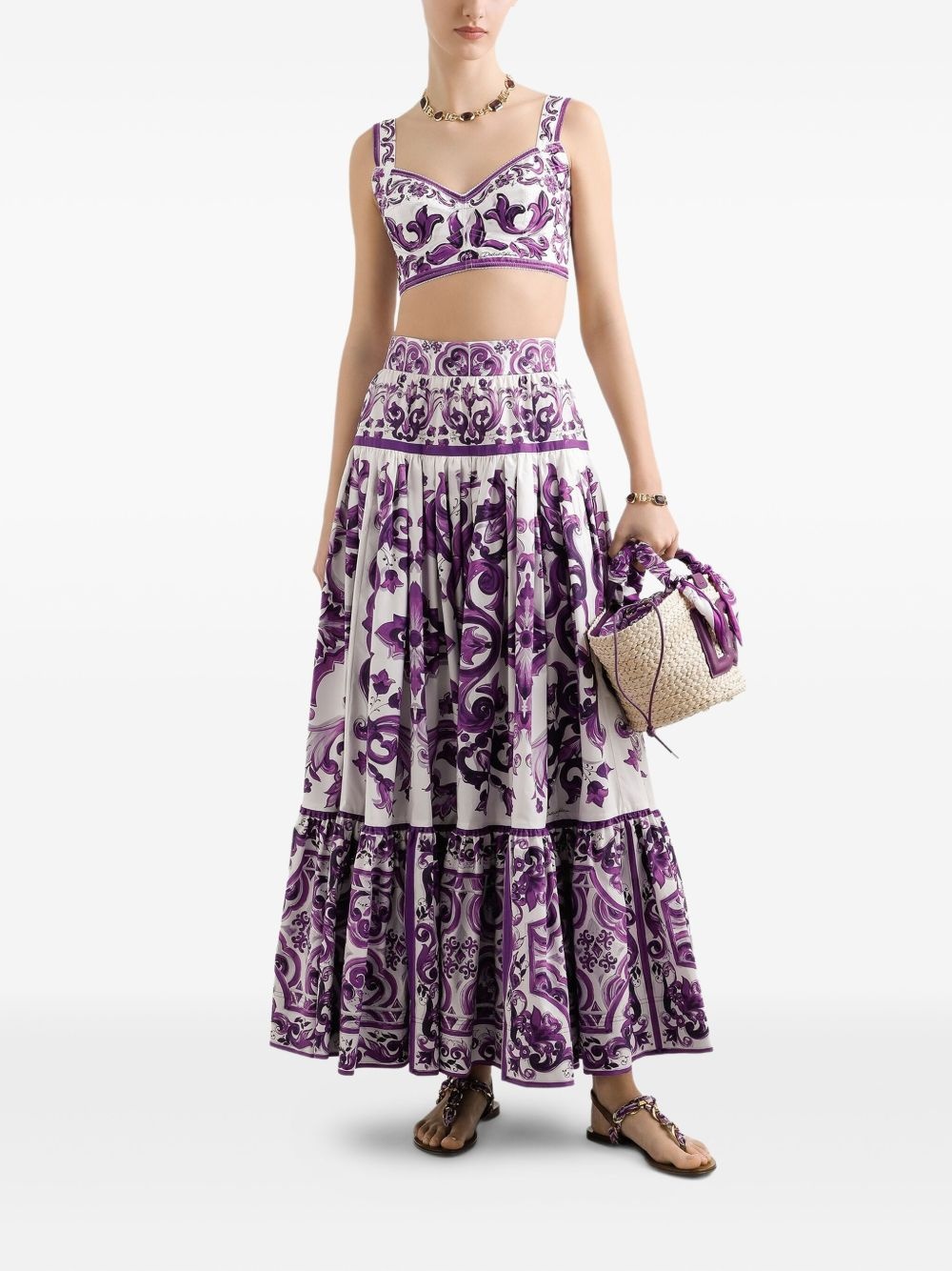 graphic-print top - 2