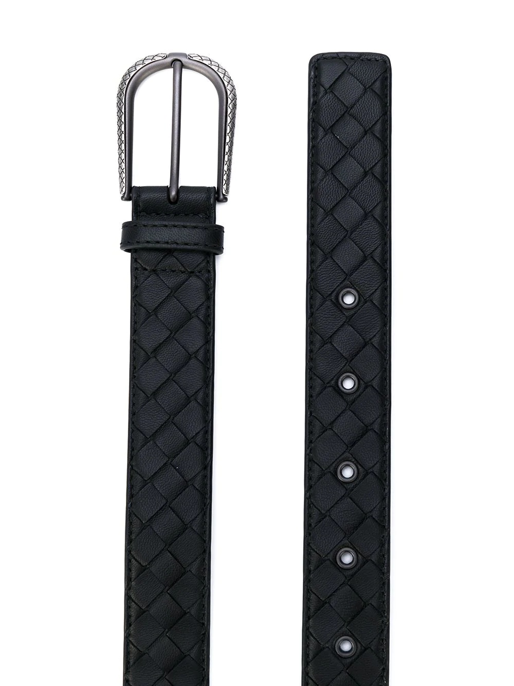 intrecciato weave nappa belt  - 2