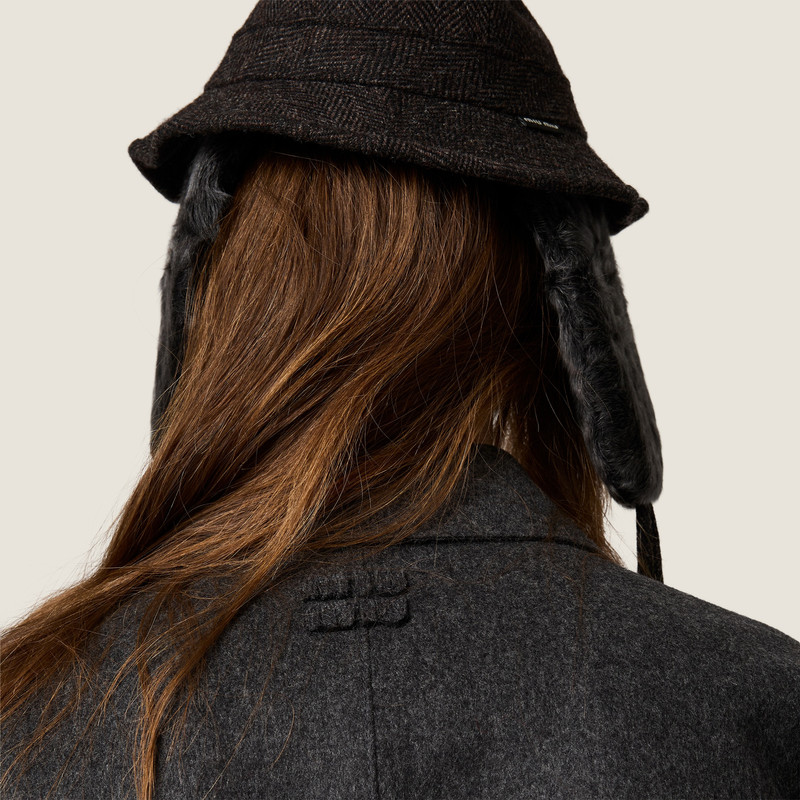 Reversible wool and Chekiang coat 5