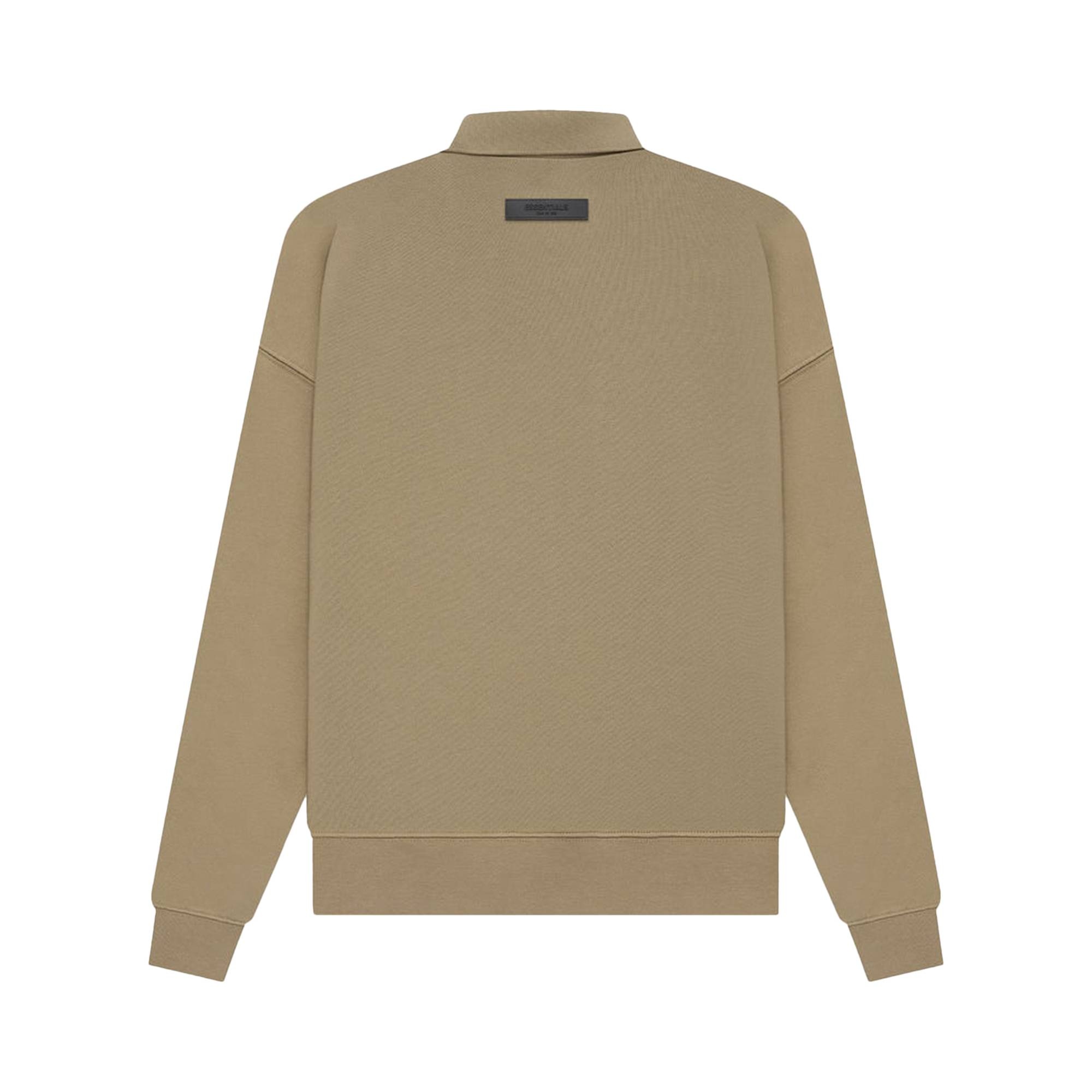Fear of God Essentials Long-Sleeve Polo 'Oak' - 2
