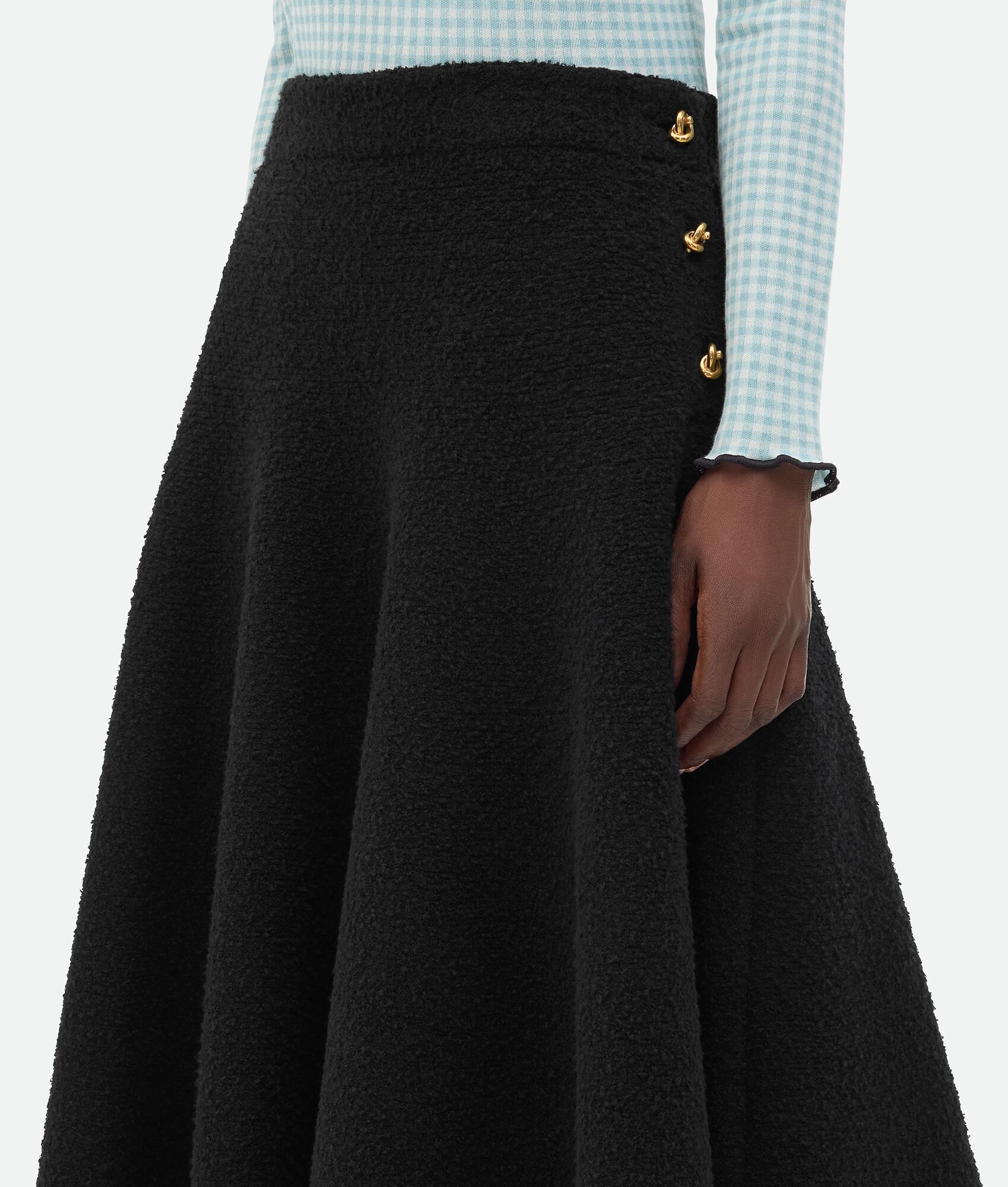 Wool Boucle Skirt - 5