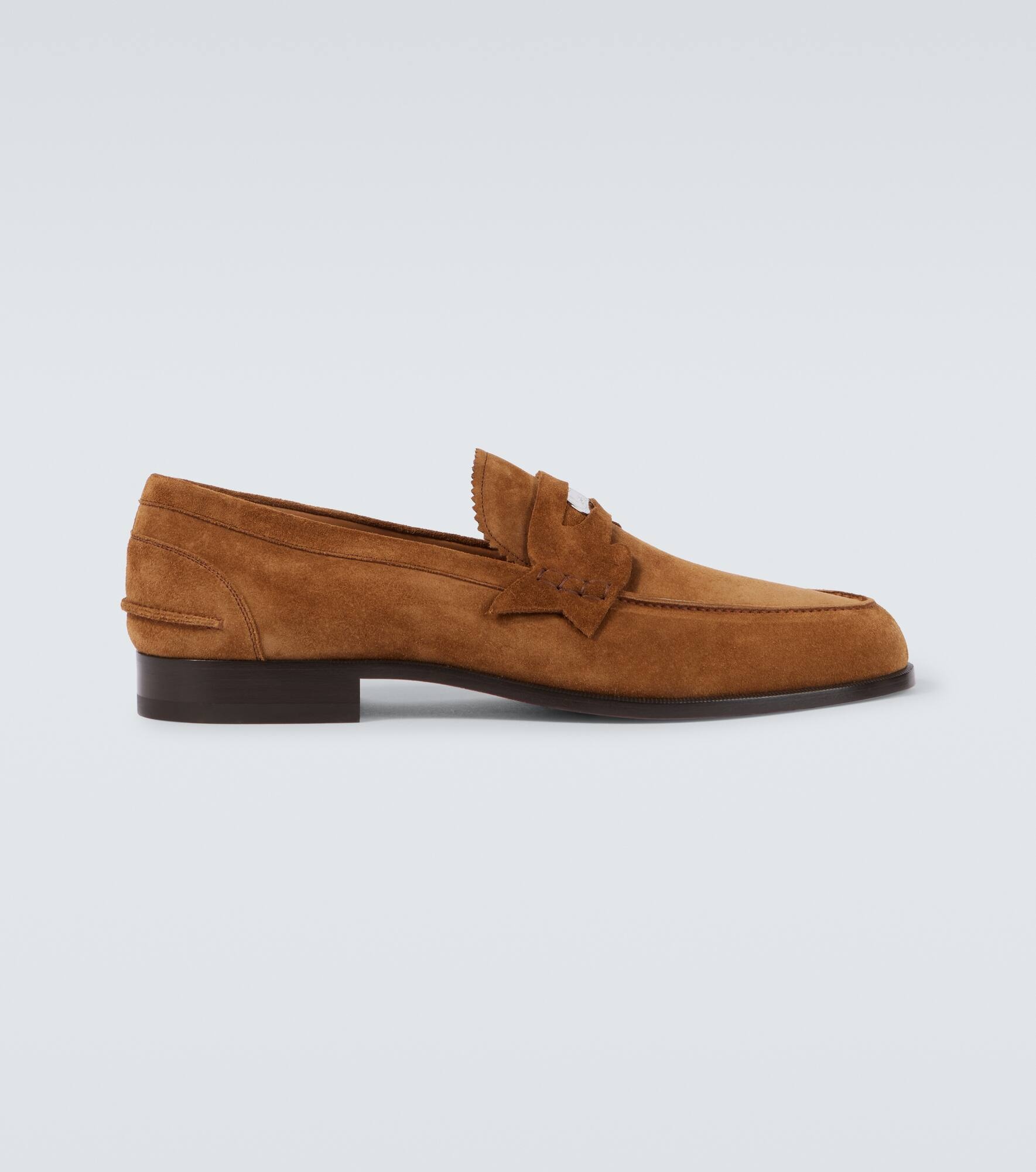 Penny leather penny loafers - 1