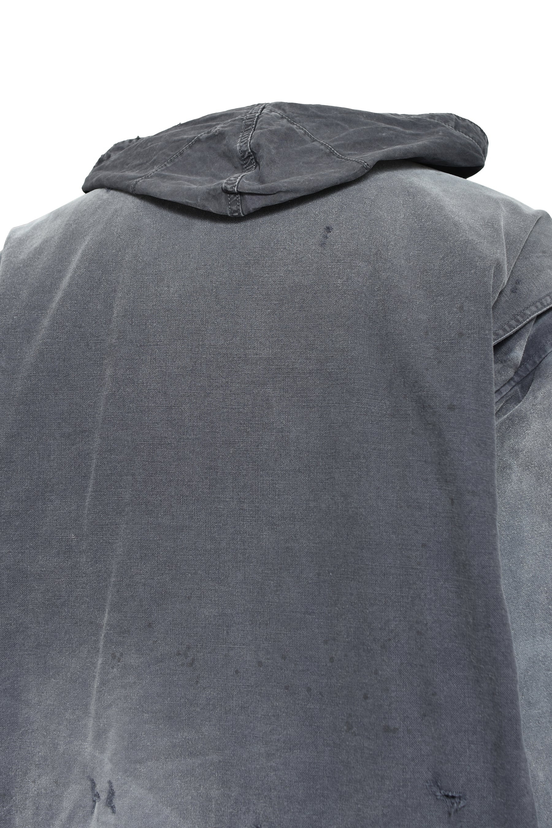 DISTRESSED M-65 JACKET / BLK - 9