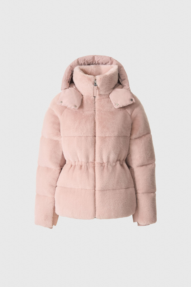 CASSIDY Quilted Down Jacket With Removable Hood 1