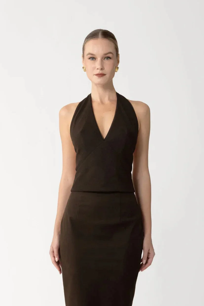 NOMI SUEDE TOP - 1