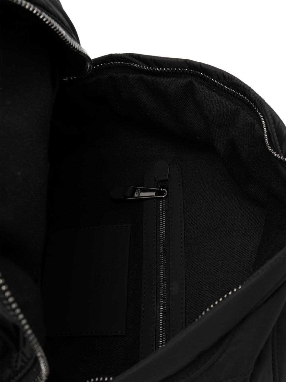 logo-patch quilted backpack - 5