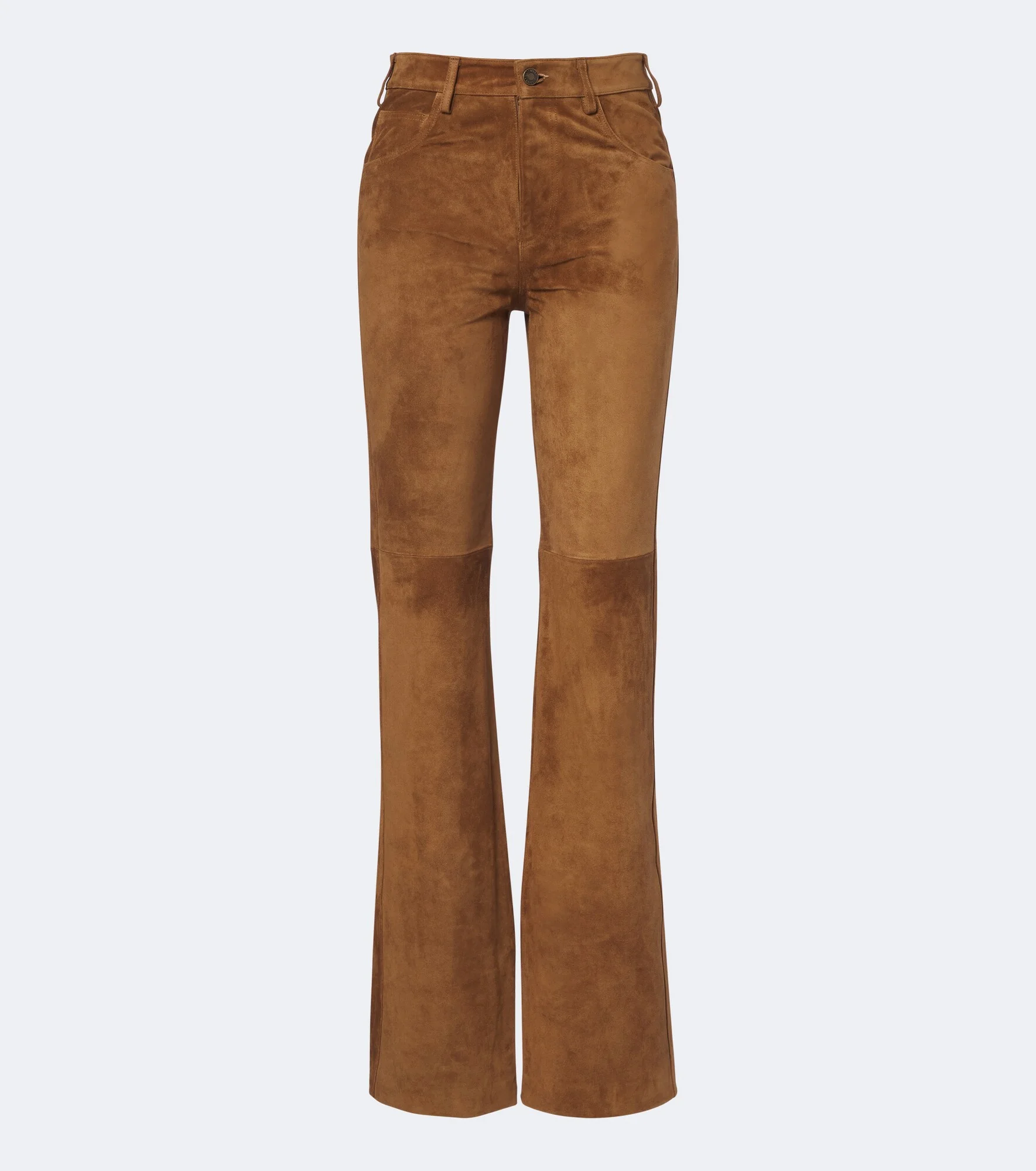 Joan suede wide-leg pants - 1