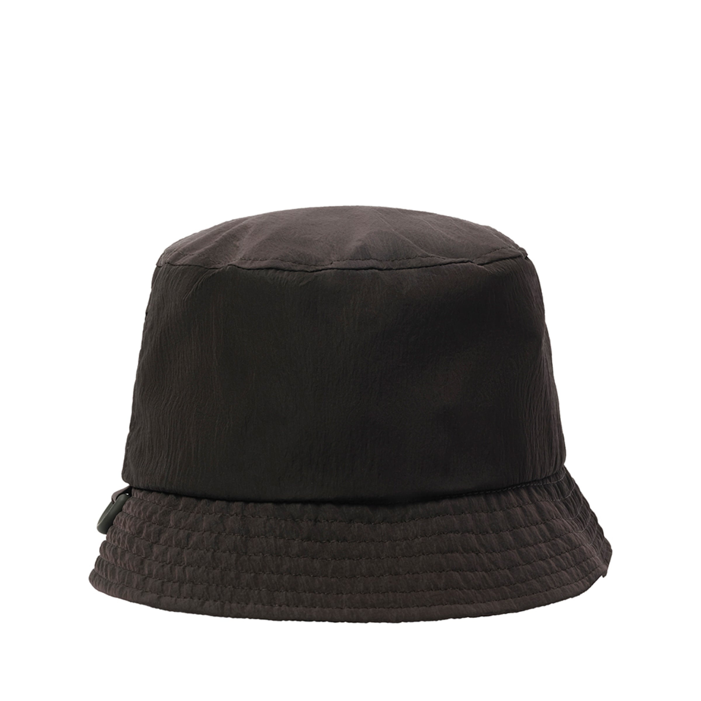 Le Bob Nylon Bucket Hat in Black - 3