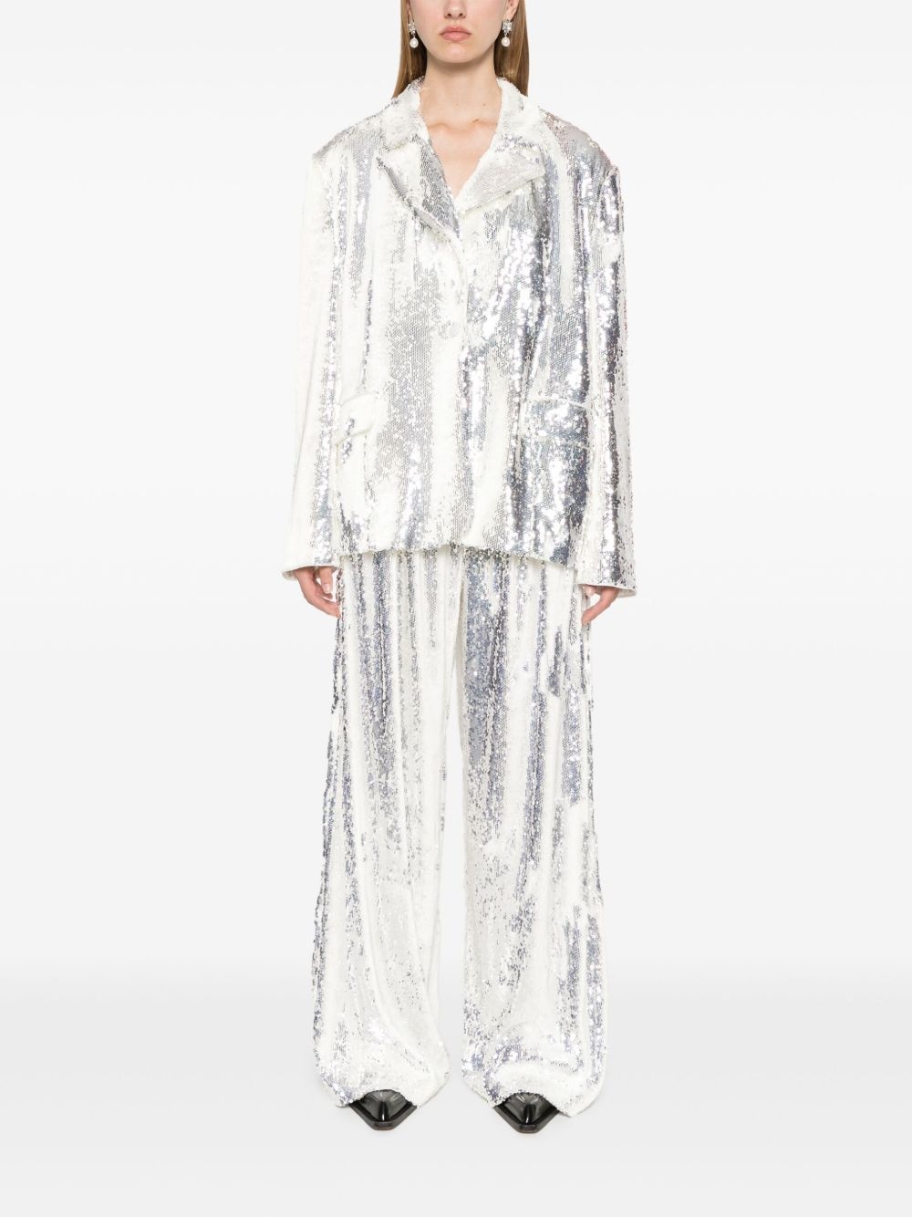 sequins blazer - 2