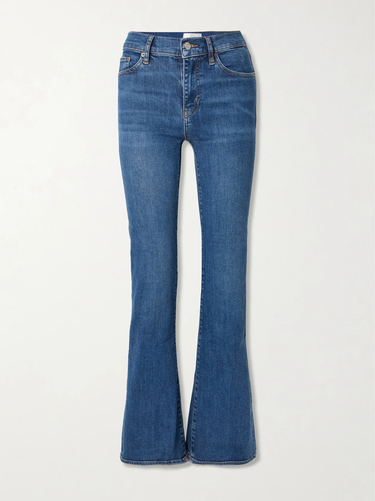 The Icon Long Mid-rise Flared Jeans - 1