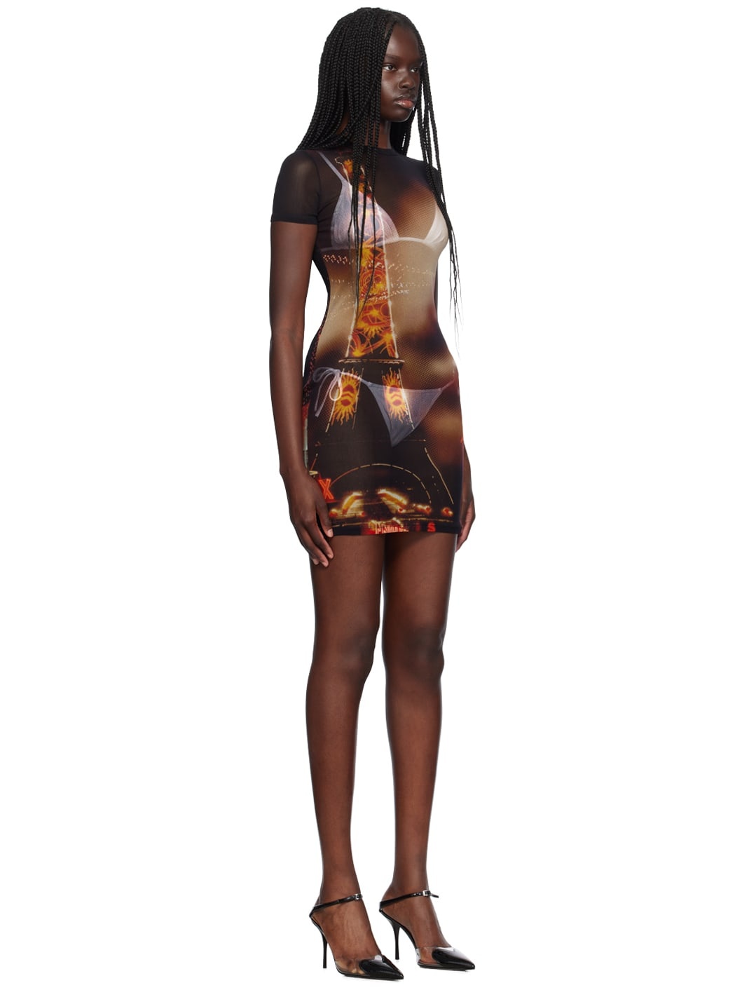 Black & Red 'The Pigalle' Minidress - 2