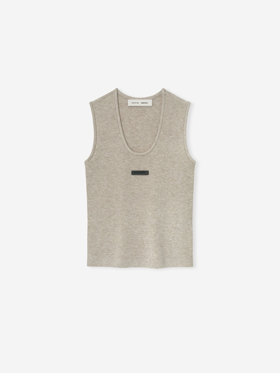Womens Soft Rib Knit Tank - 1