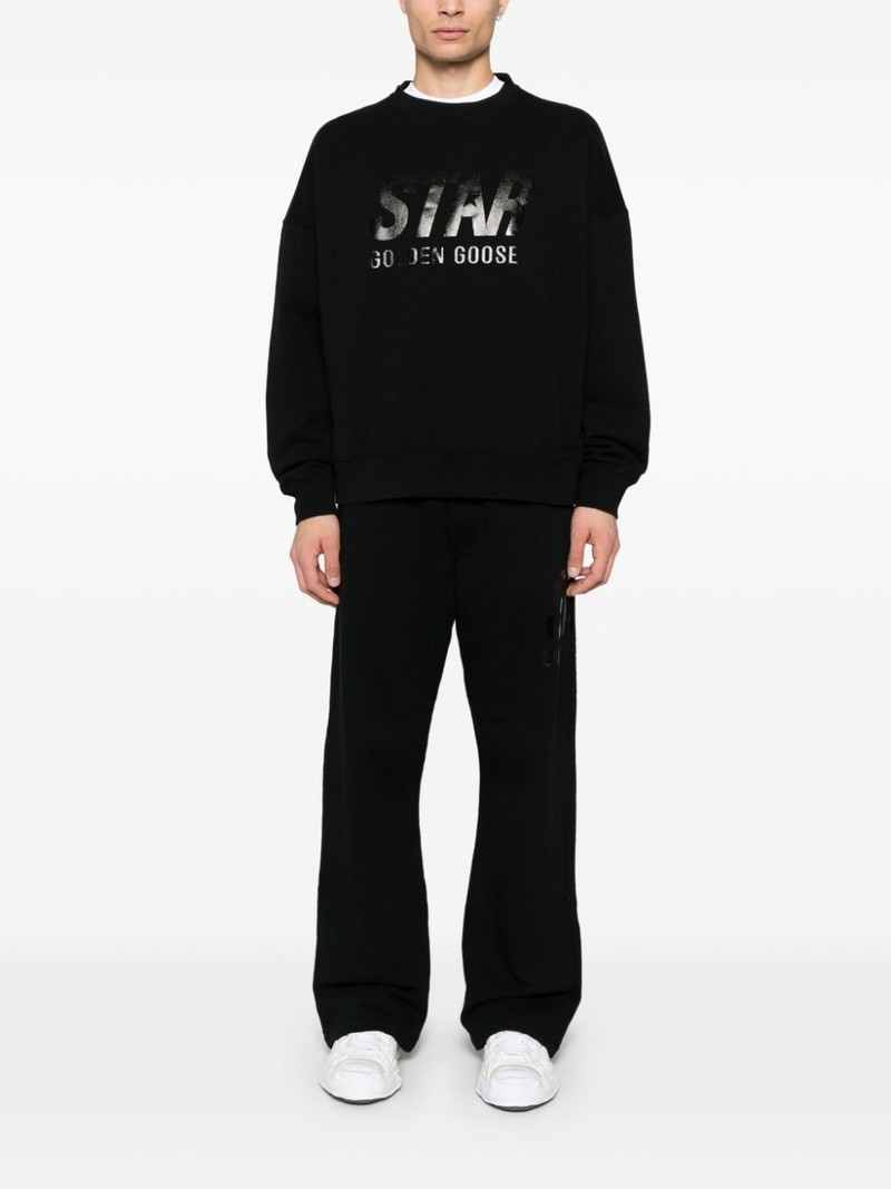 Golden Goose logo-stamp sweatshirt outlook