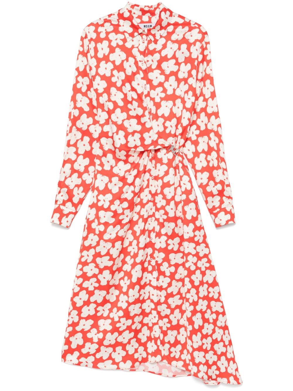 floral-print midi dress - 1