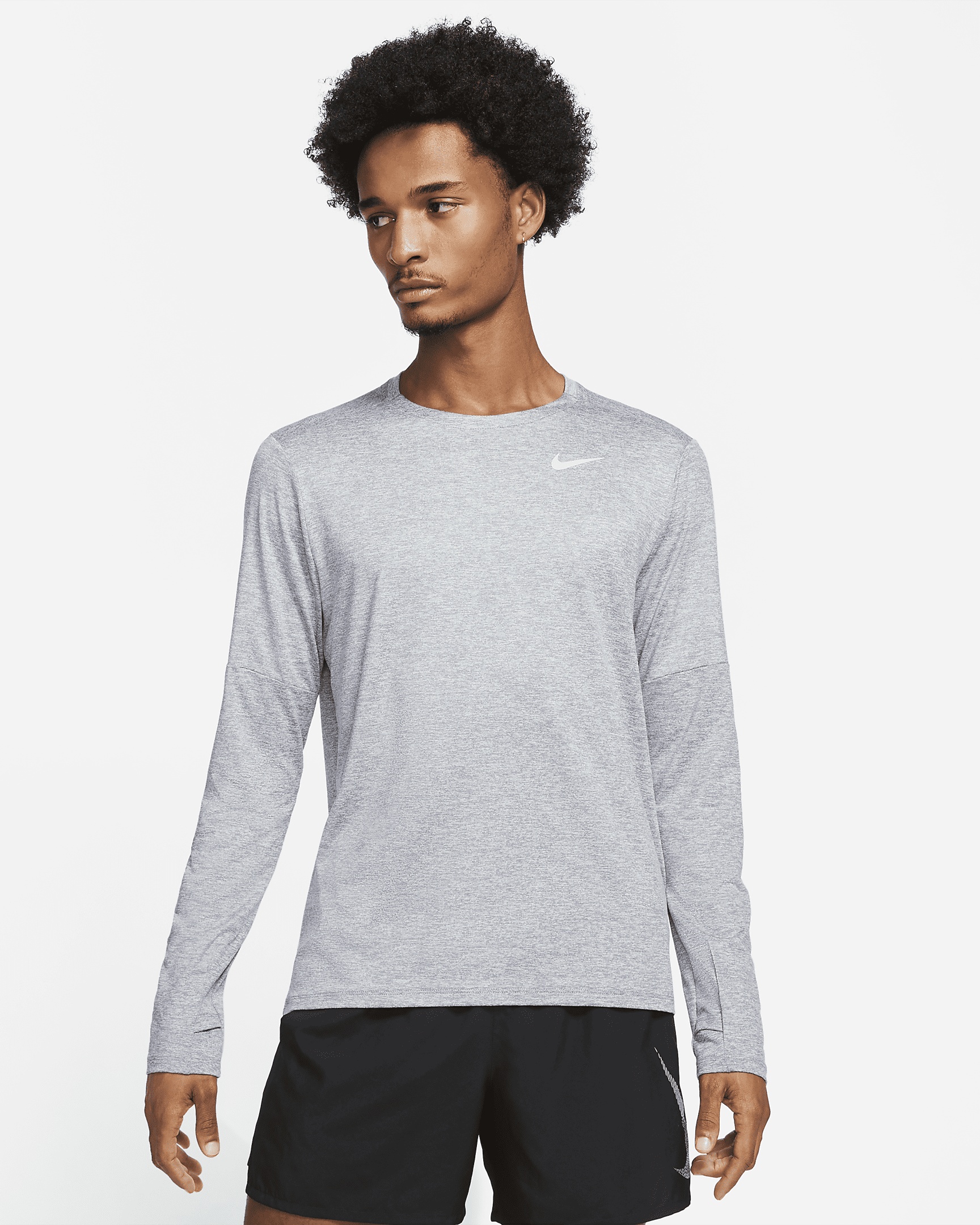 Nike Element Men's Dri-FIT Running Crew Top - 1