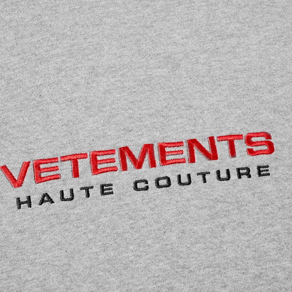 VETEMENTS Oversize Logo Haute Couture Hoody - 2