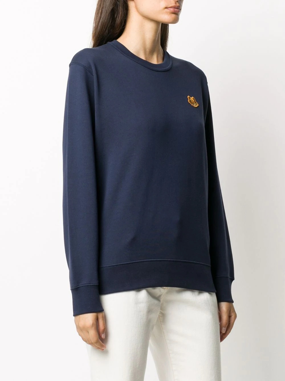 logo patch detail sweatshirt - 3