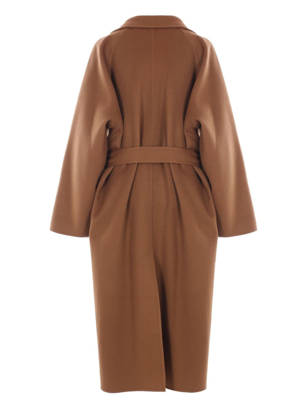 belted patch-pocket coat - 2