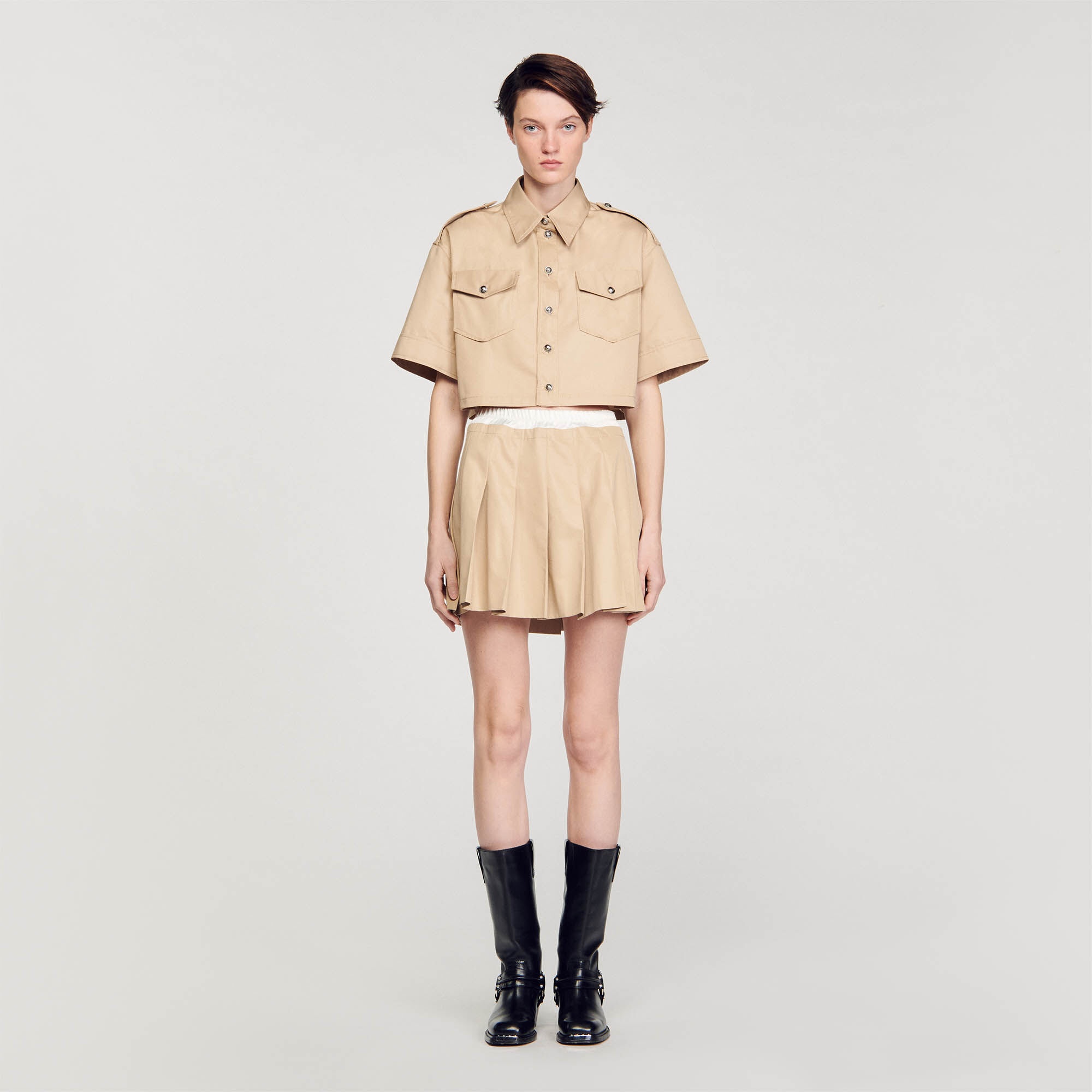 OFFICER'S CROPPED SHIRT - 3