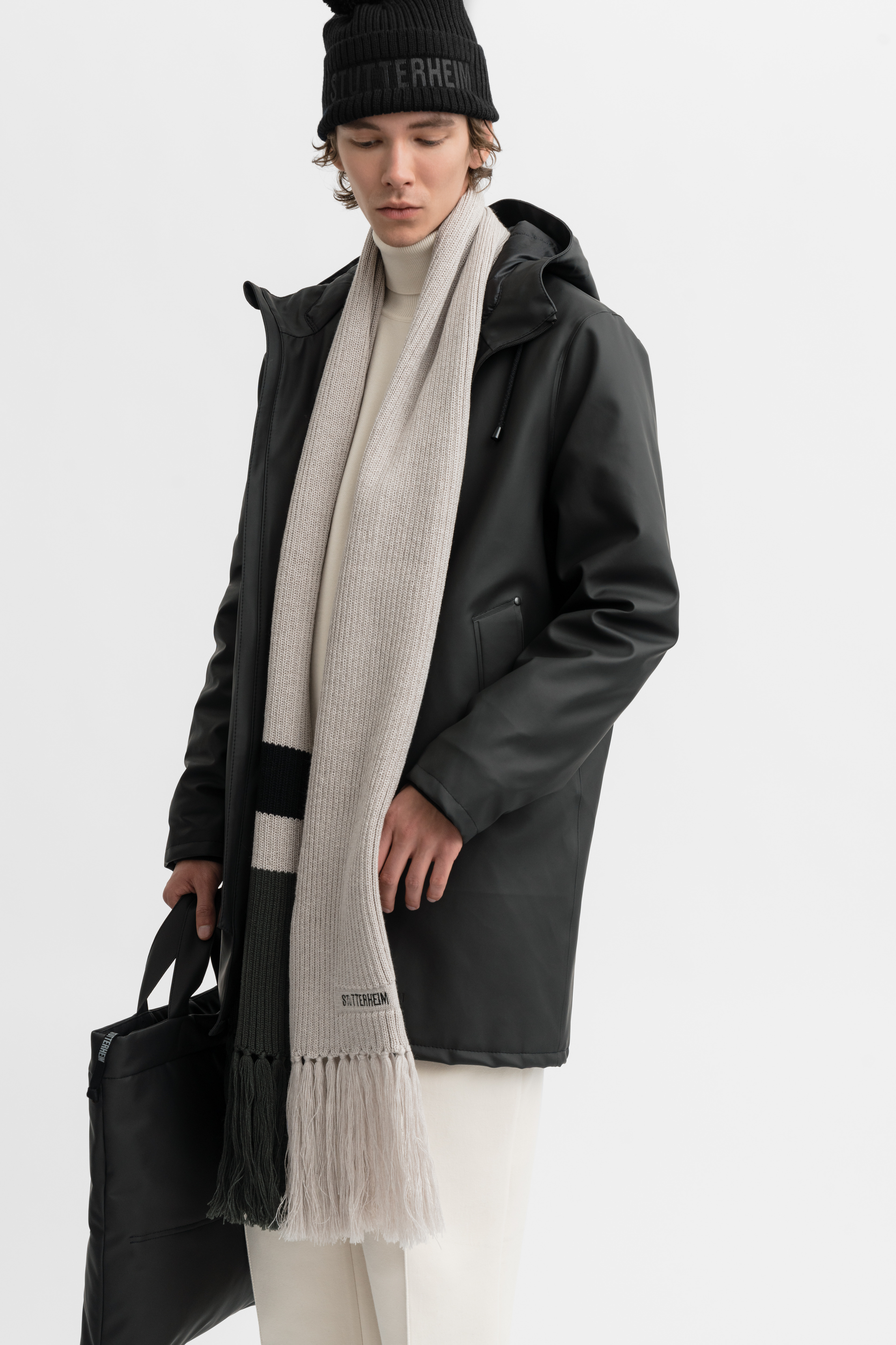 Fringe Scarf Light Sand - 7