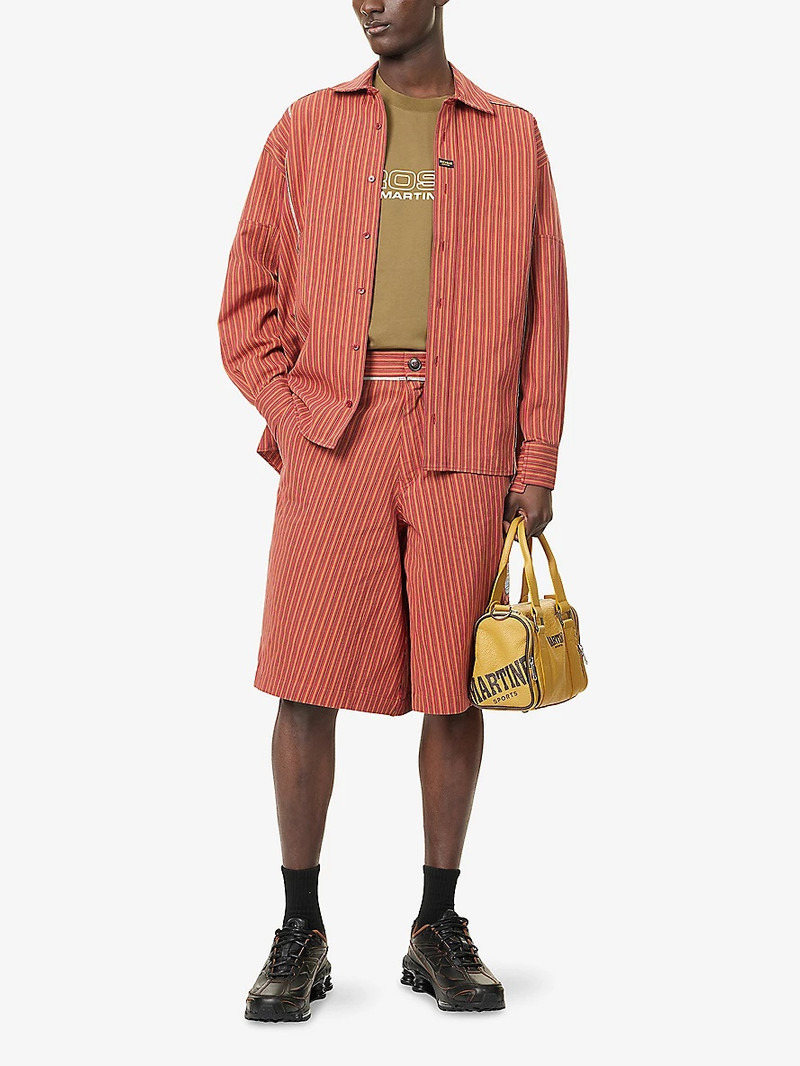 Martine Rose Stripe Twisted Cotton Skate Short outlook