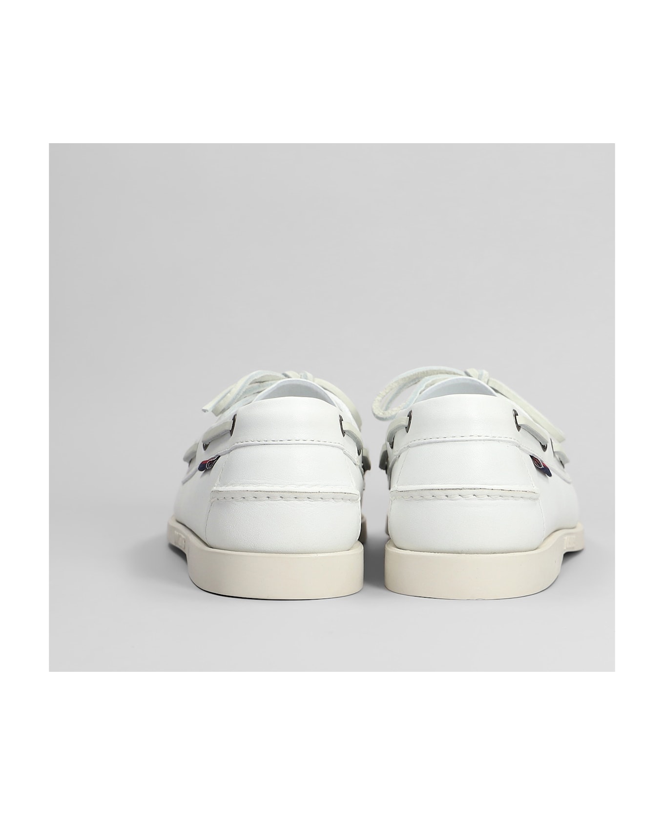 Portland Loafers In White Leather - 4