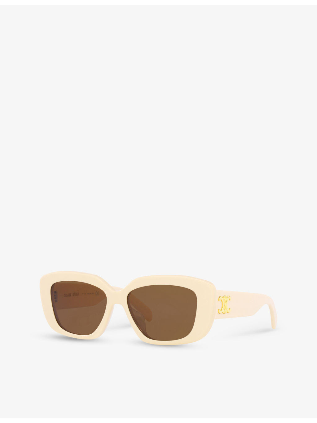 CL40216U Triomphe acetate rectangular-frame sunglasses - 5