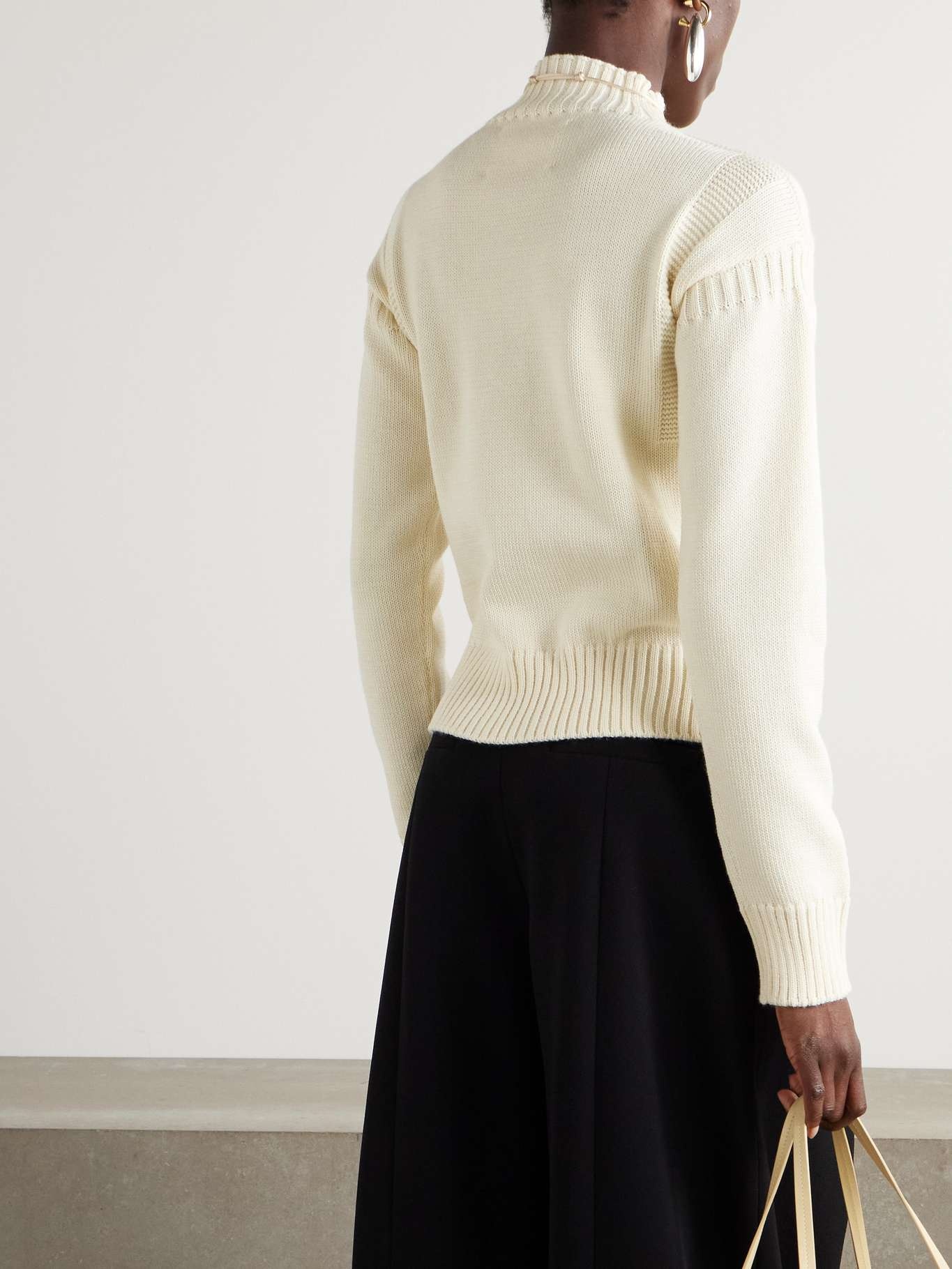 Wool sweater Off-white - 3