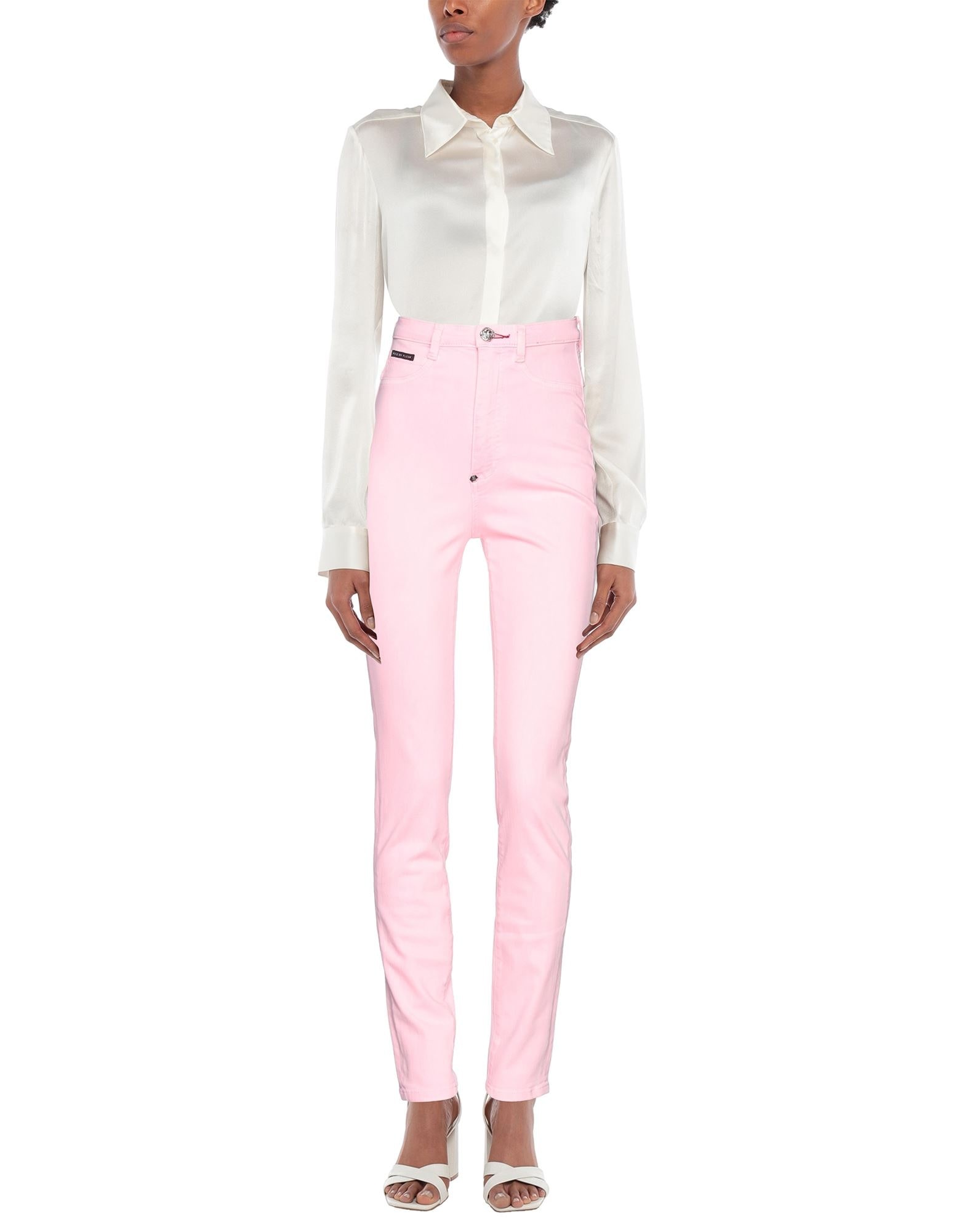 Pink Women's Denim Pants - 2