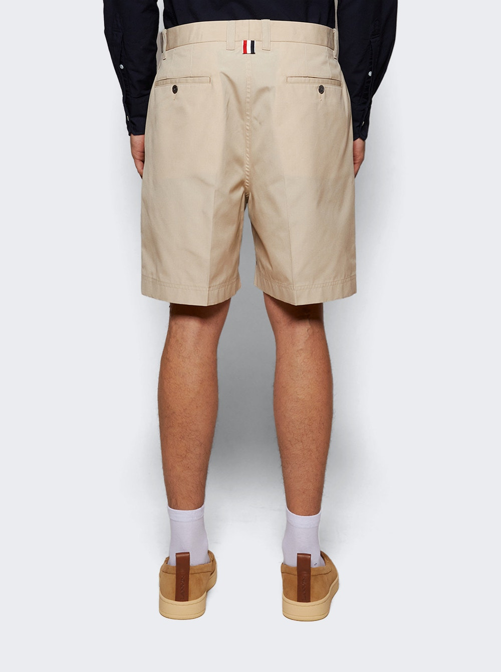 Typewriter Cloth Utility Chino Shorts Khaki - 4