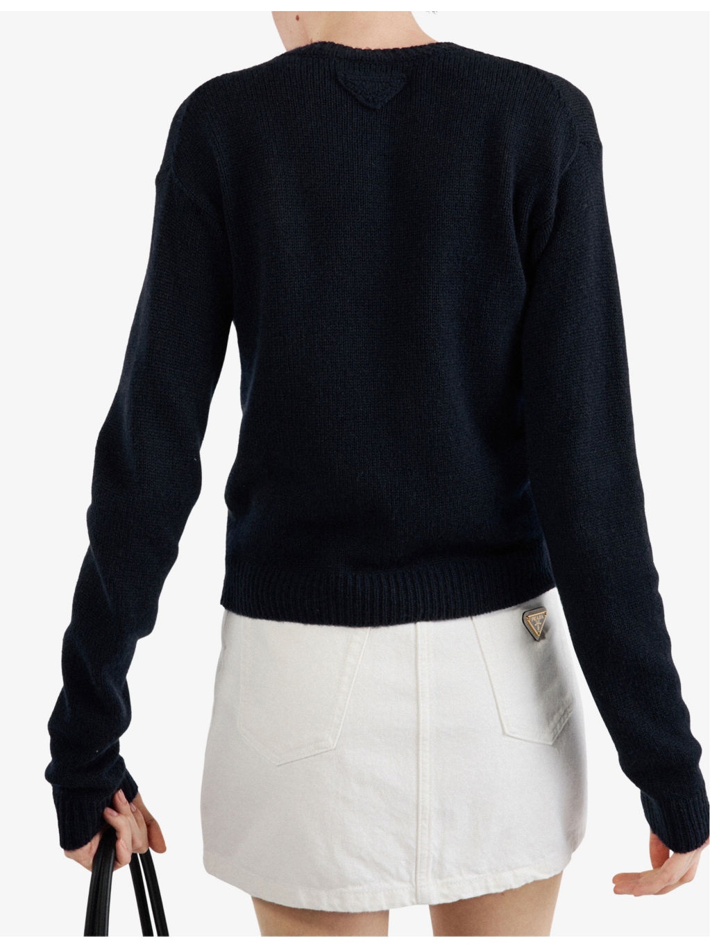Logo-Embellished Denim Mini Skirt - 4