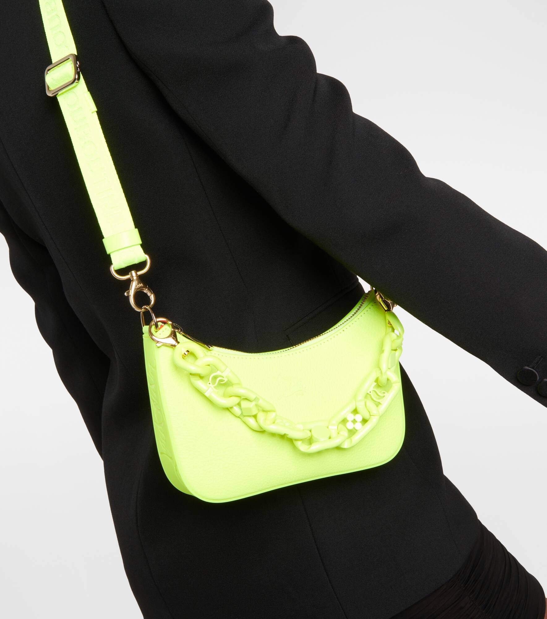 Loubila Chain Mini leather shoulder bag - 7