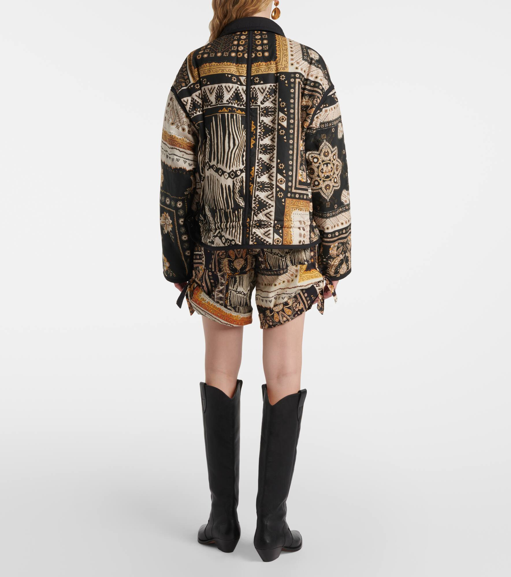 Granger printed cotton bomber jacket - 3