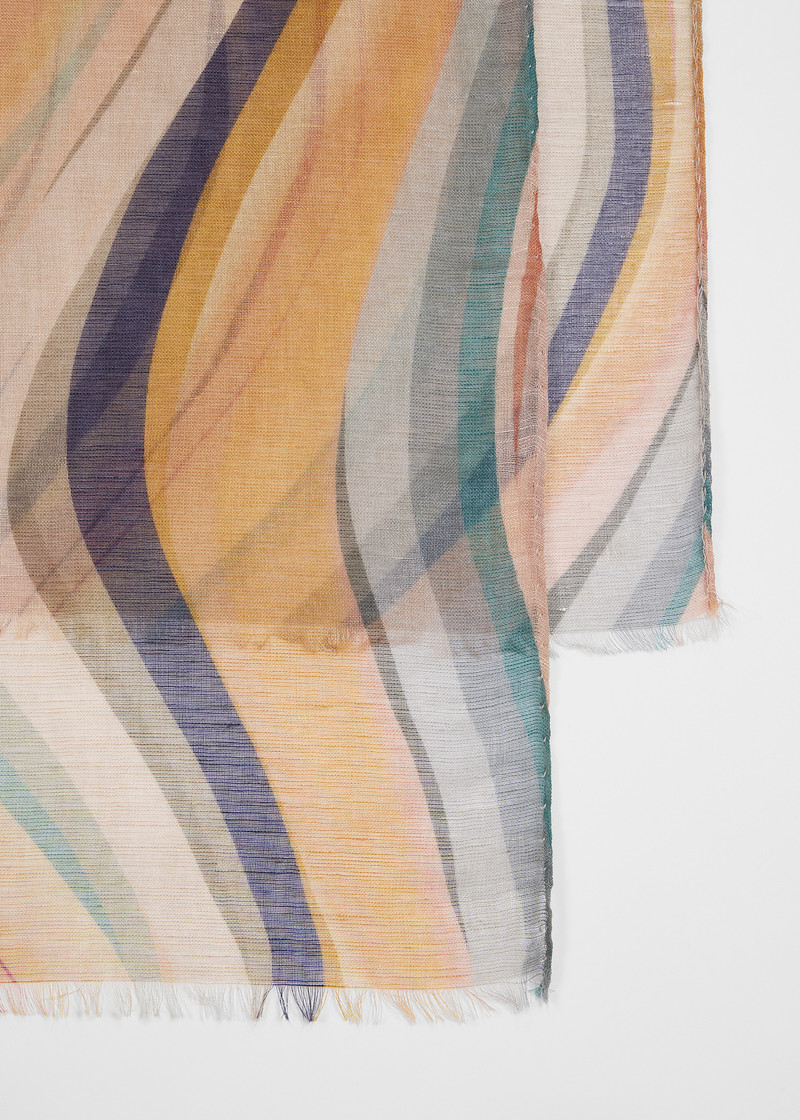 Paul Smith Women's Linen-Blend 'Swirl' Scarf outlook