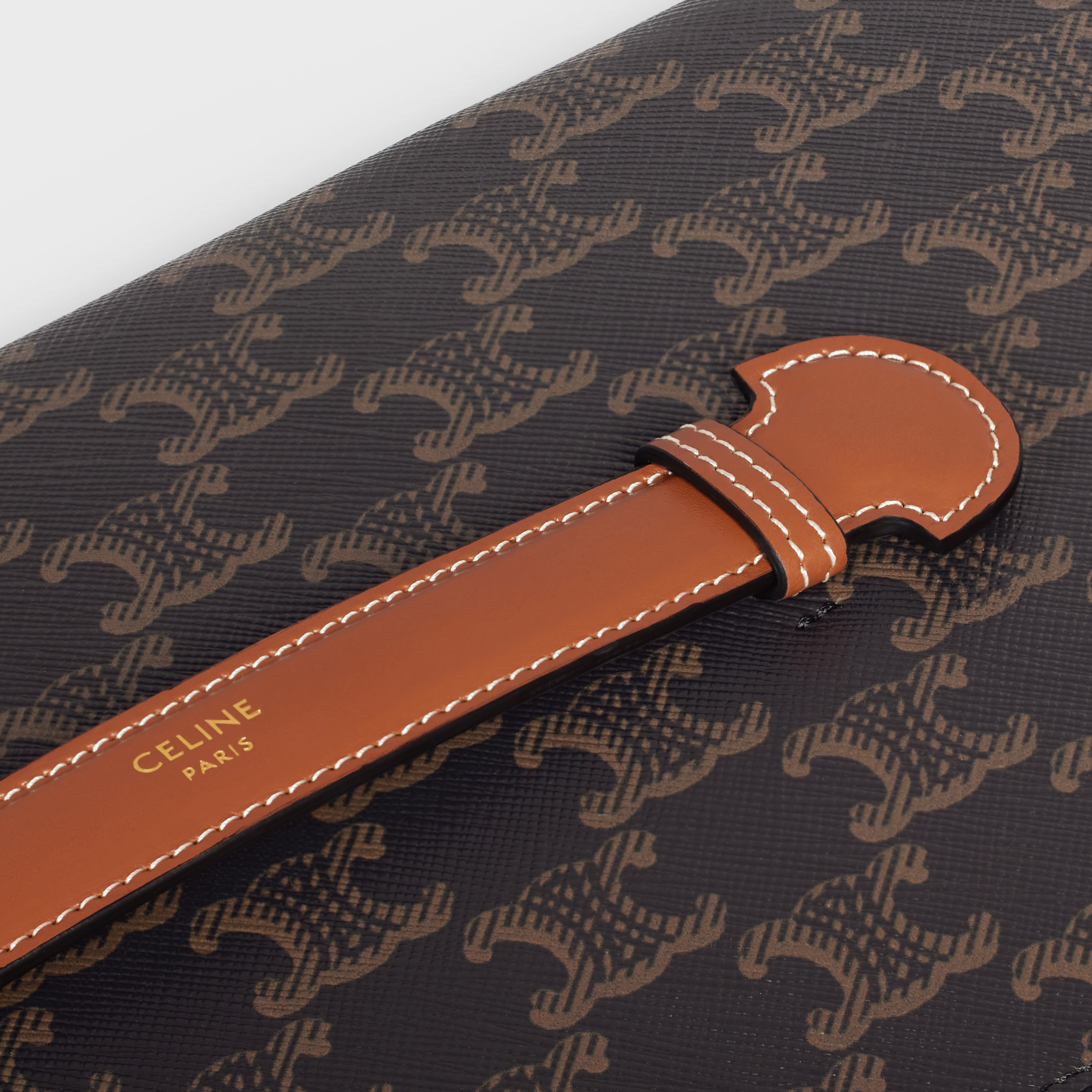 Tie Case in Triomphe Canvas and Calfskin - 4