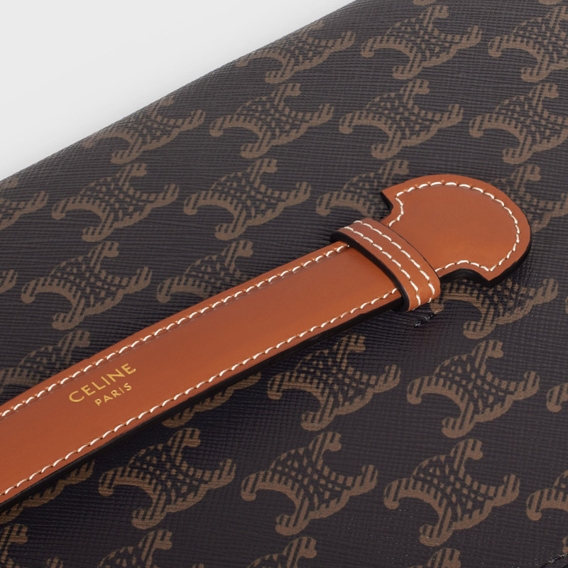 Tie Case in Triomphe Canvas and Calfskin 4