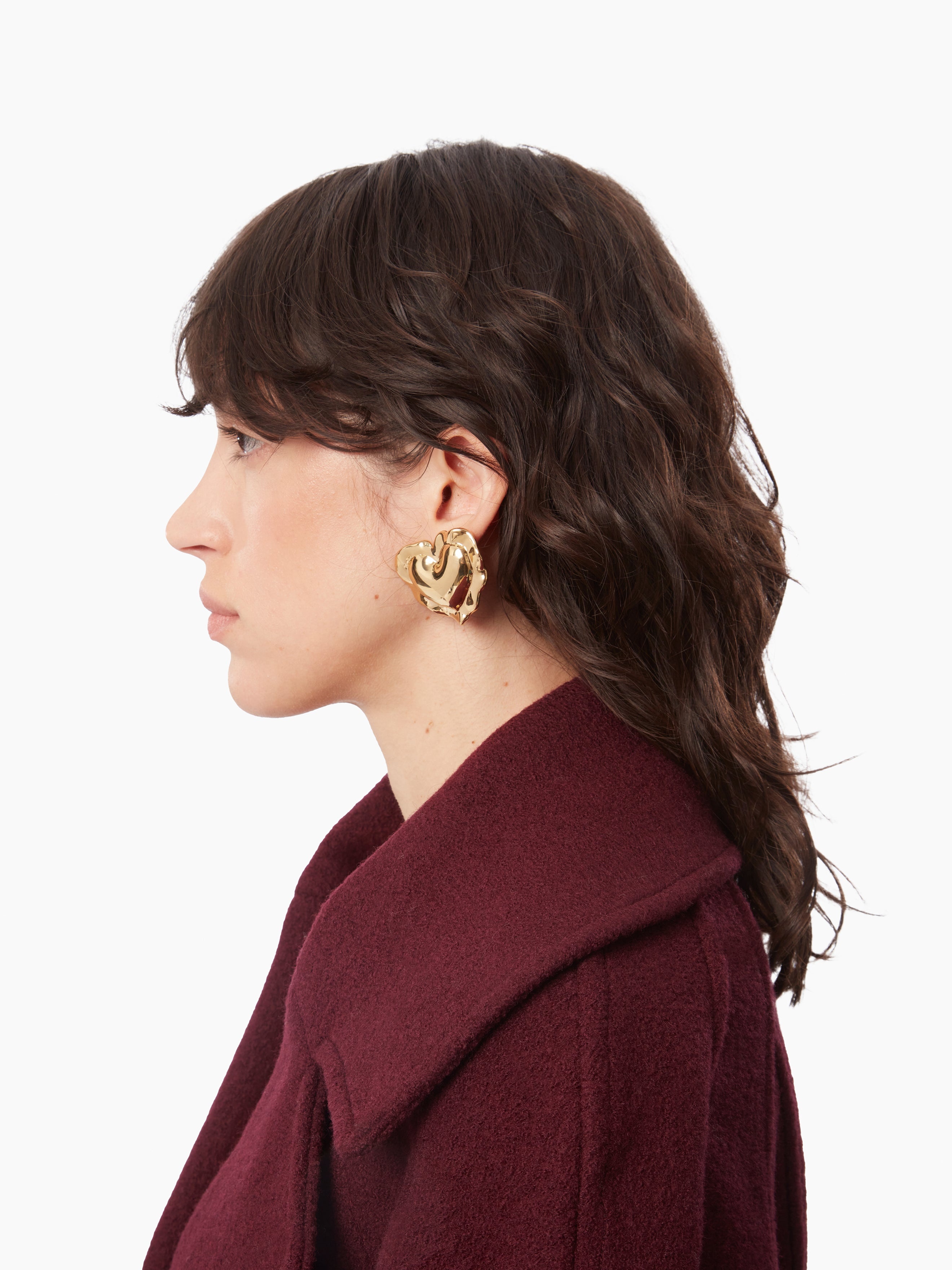 CUSHION HEART EARRINGS - 2