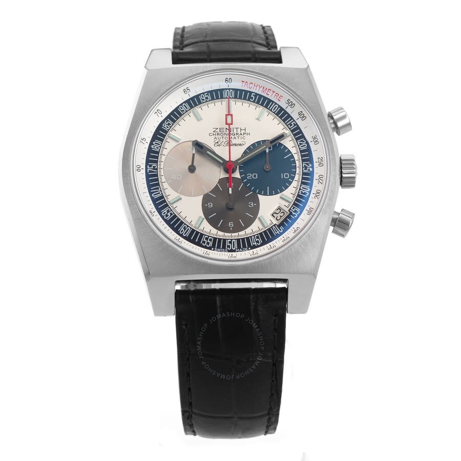 Pre-owned Zenith El Primero Vintage 1969 Chronograph Automatic White Dial Men's Watch 03.1969.469 - 2