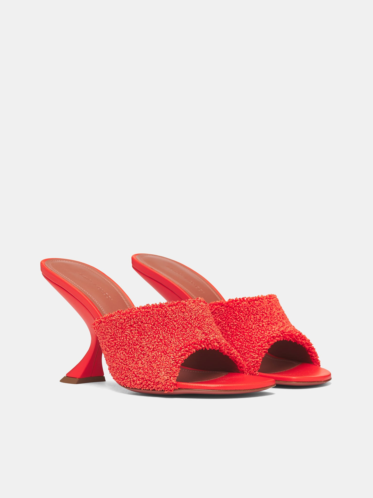 Oragne Raffia Taylor 90 Slippers - 2