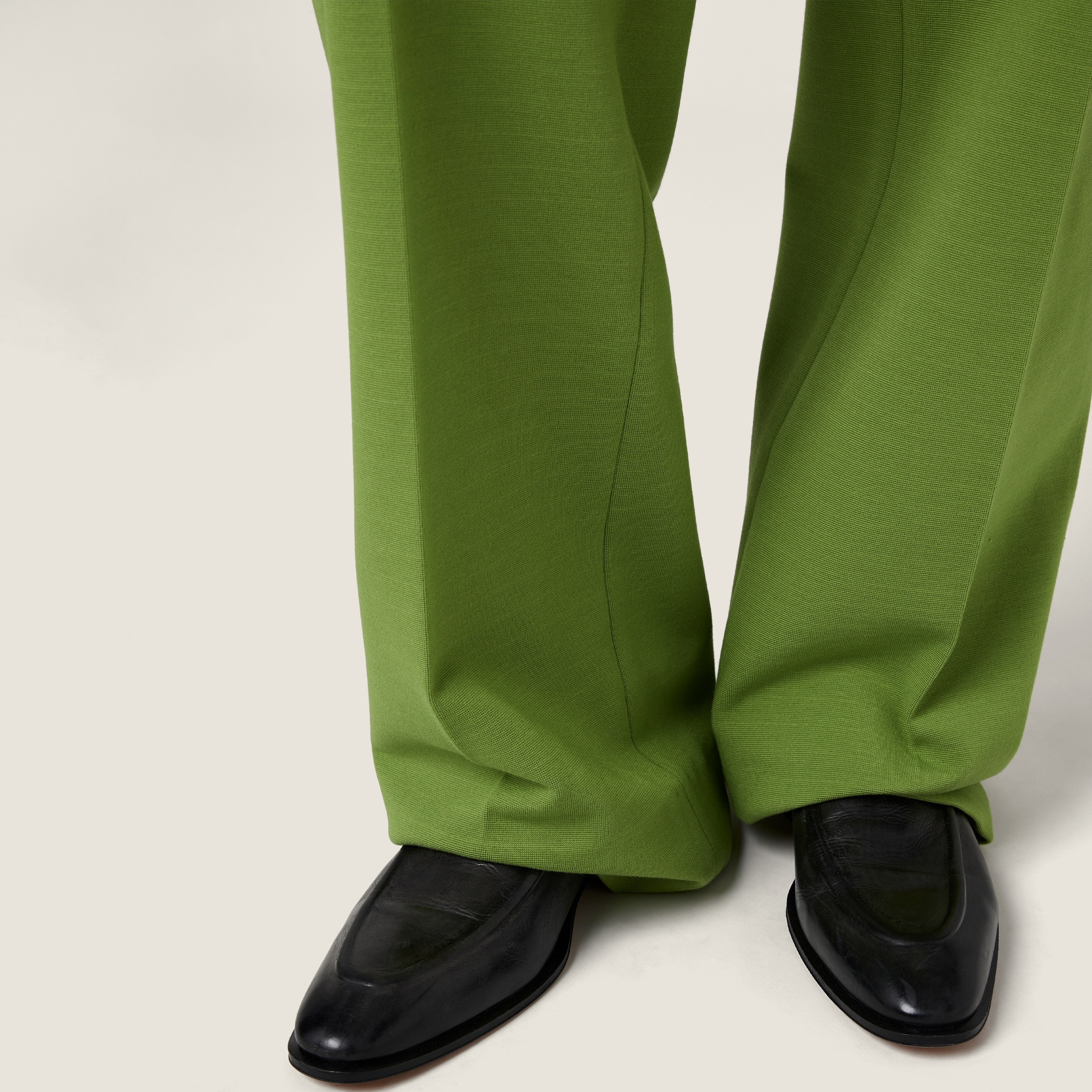 Fabric stitch knit pants - 5