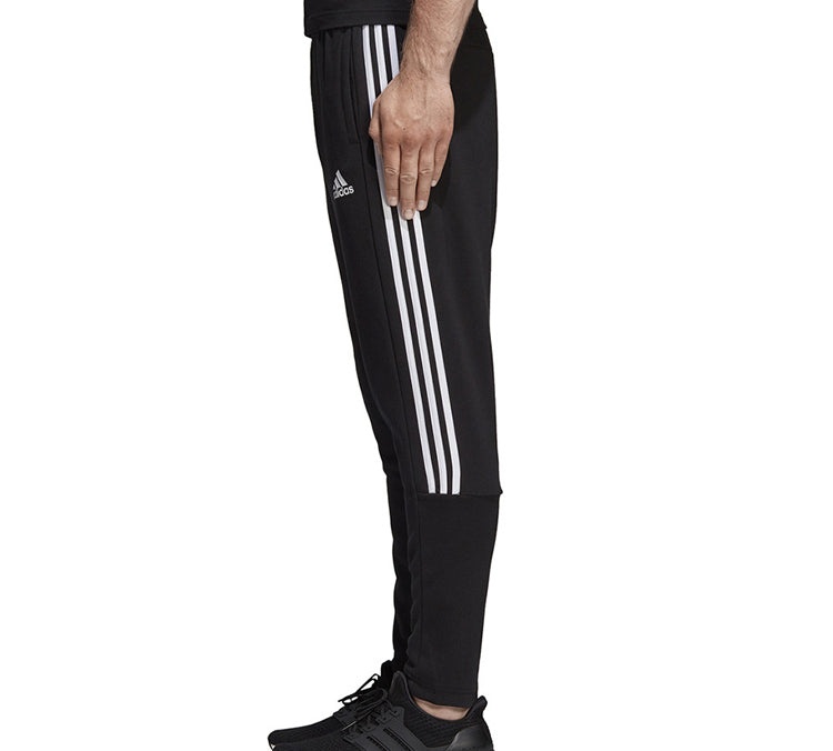 adidas Stripe Printing Training Sports Long Pants Black DT9901 - 4