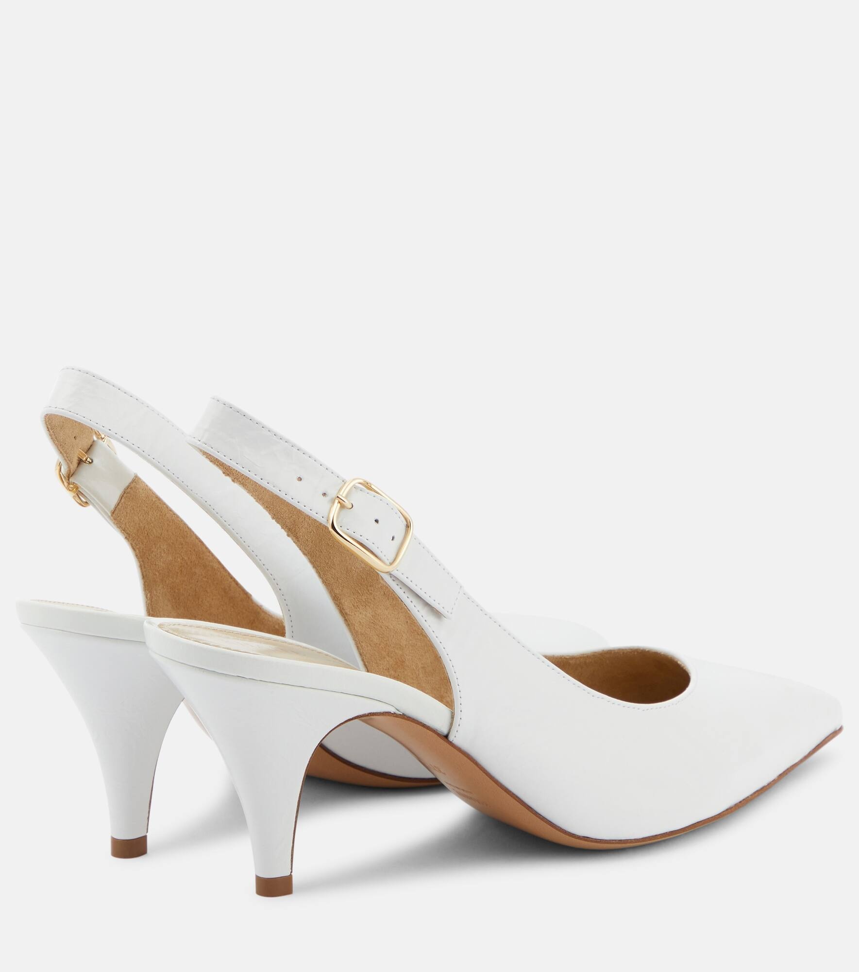 River leather slingback pumps - 3