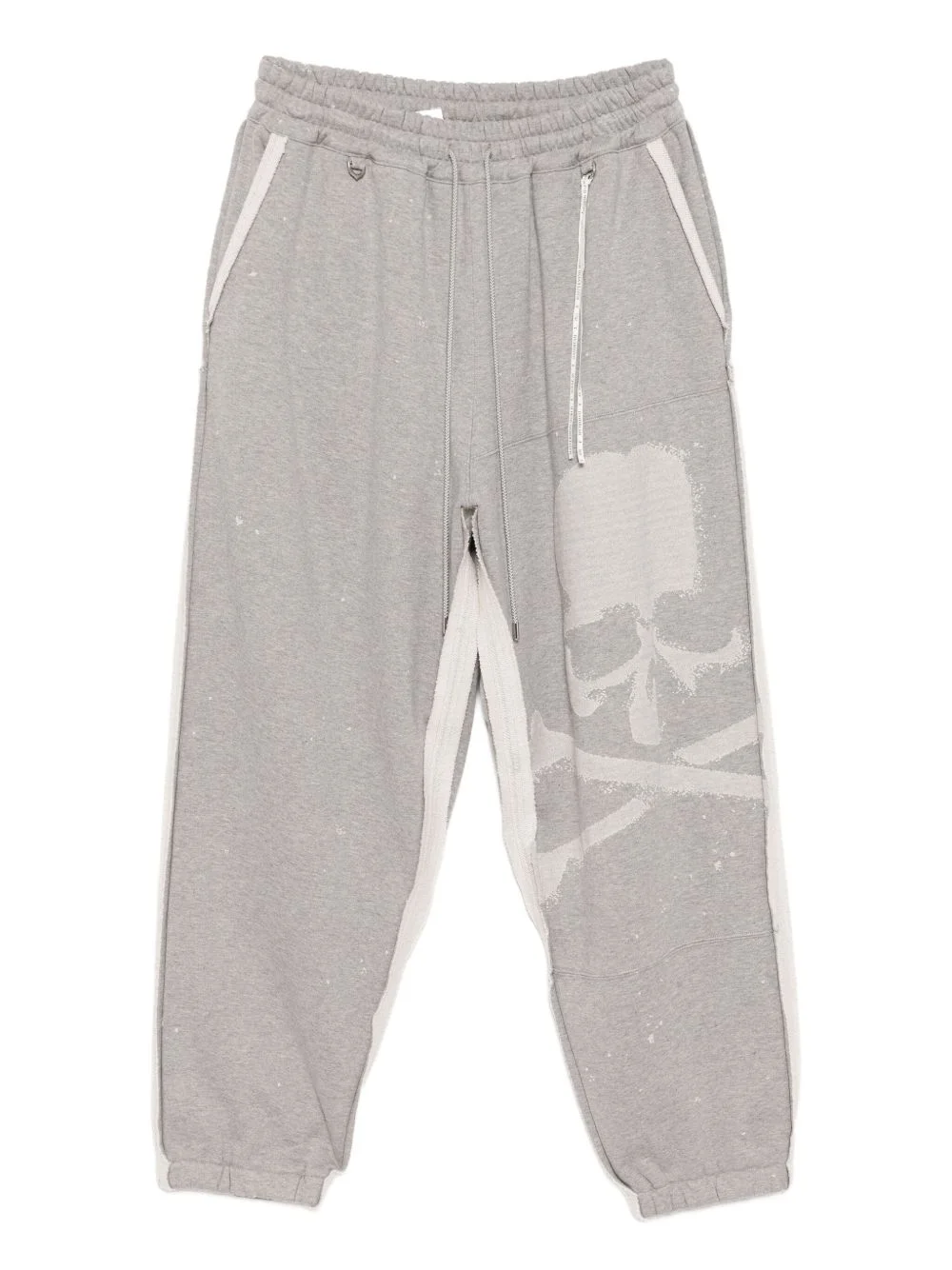 logo-embroidered track trousers - 1