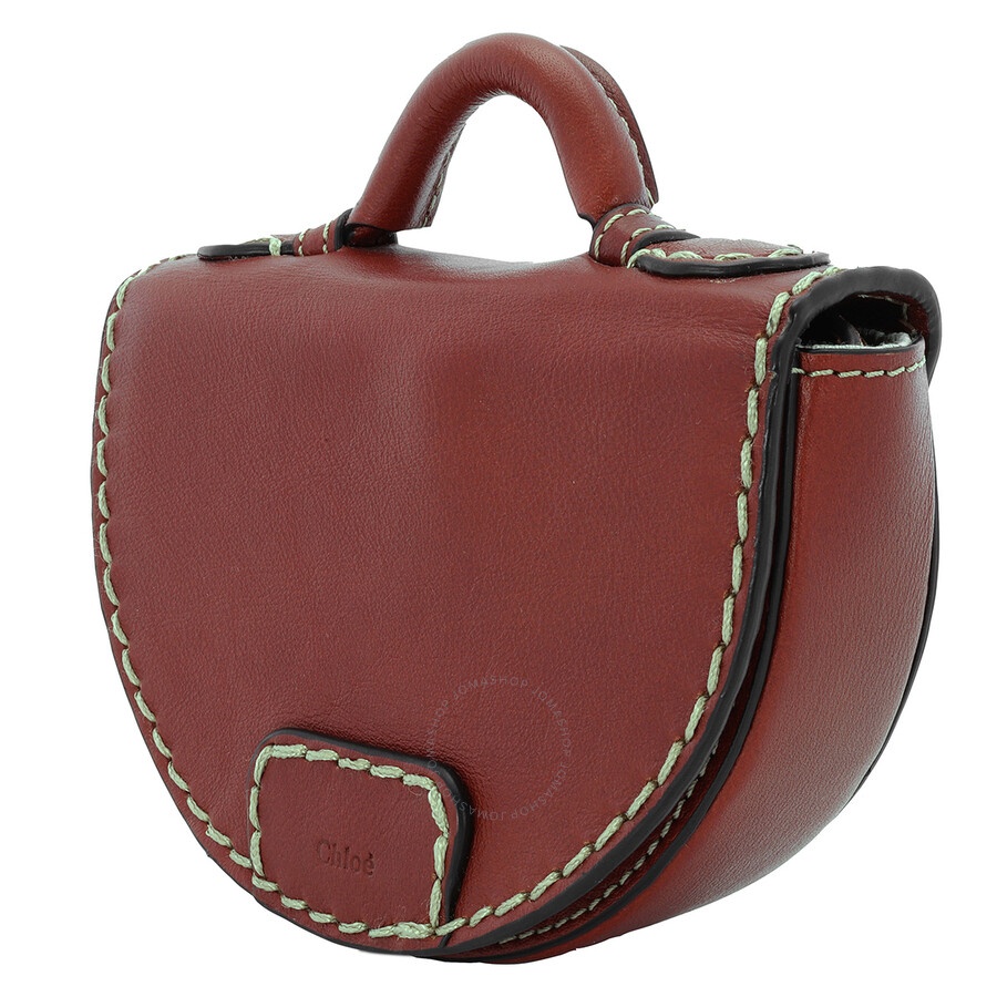 Chloe Sepia Brown Ladies Edith Nano Saddle Bag - 3