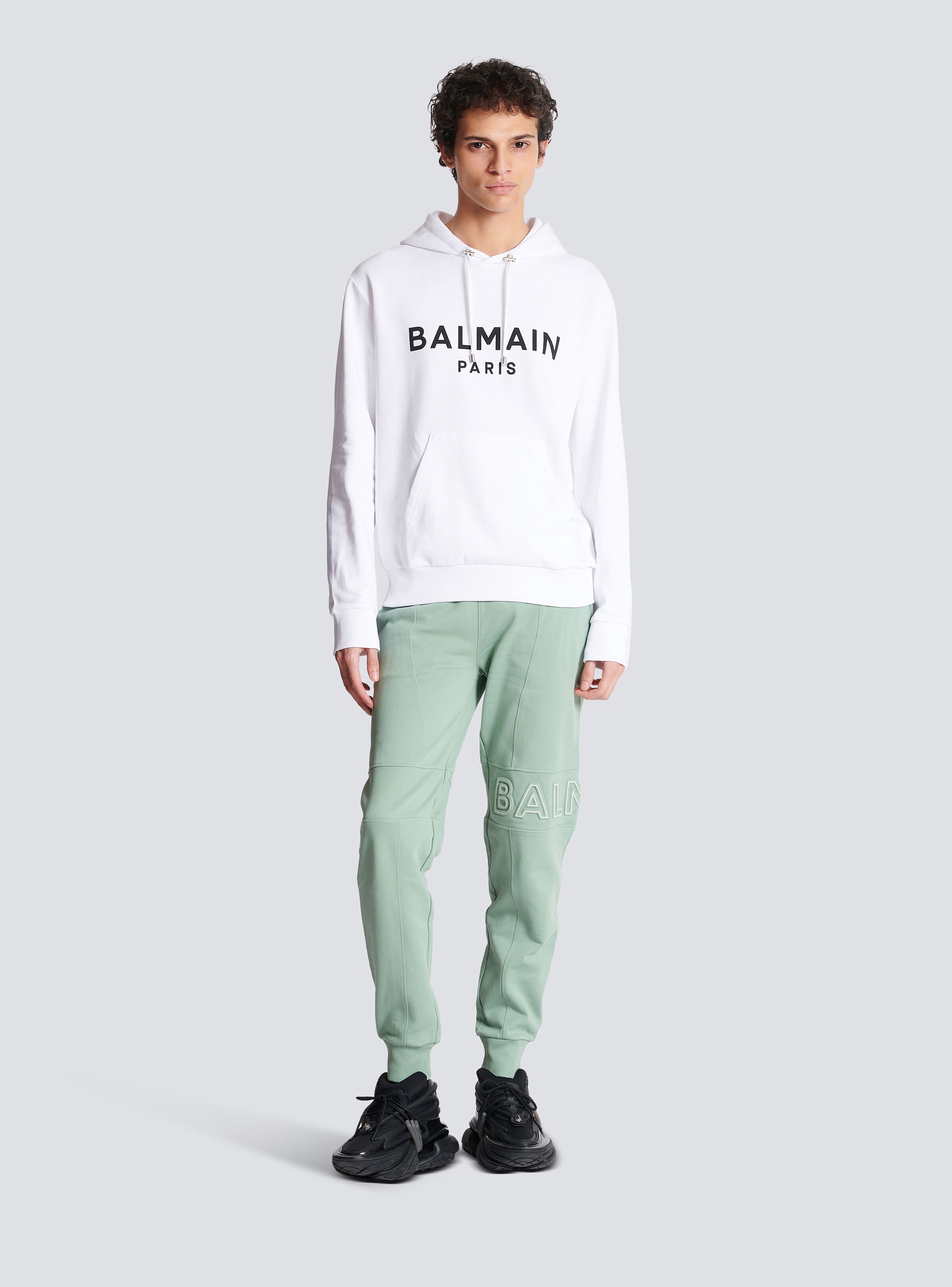 Printed Balmain Paris hoodie - 2